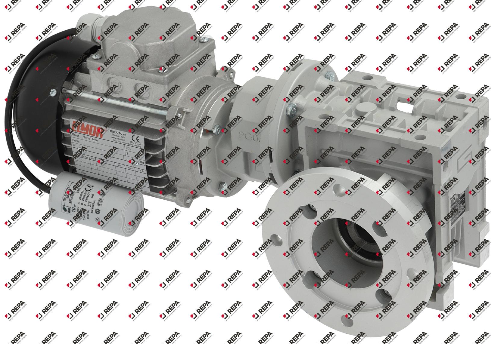 Gear motor 230V shaft ø 24mm 180W type  H 160mm