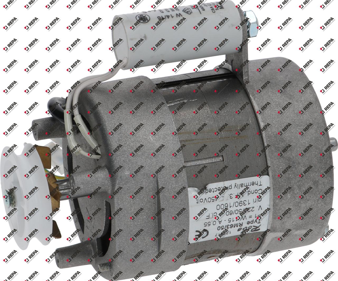 motor with belt pulley 120W 230V 50/60Hz 1 phase