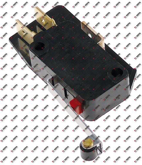 microinterruttore con leva a rullo  250V 16A 1CO