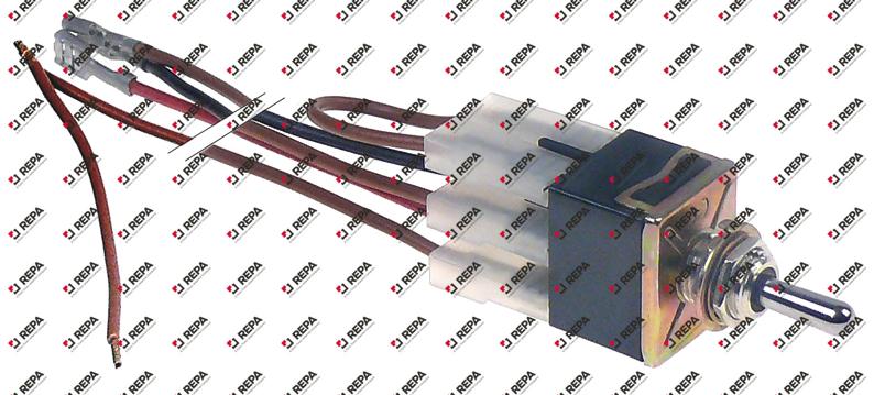 interrupteur à levier filetage M12x0,75 2NO 250V