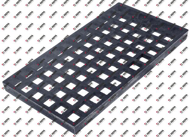 lava rock grid L 385mm W 205mm H 25mm
