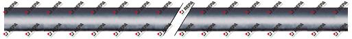 línea de gas aluminio diámetro ø 3/8" CCT L 285mm