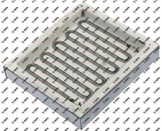 radiation heater rectangular 600W 230V L 150mm