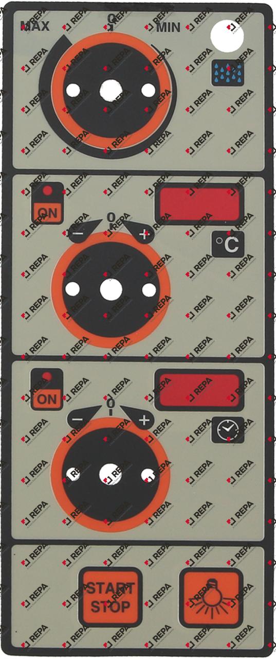 panel de mando para horno a vapor combinado