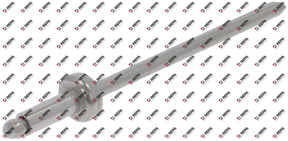 Rivetto a strappo ø 3mm INOX L 8mm