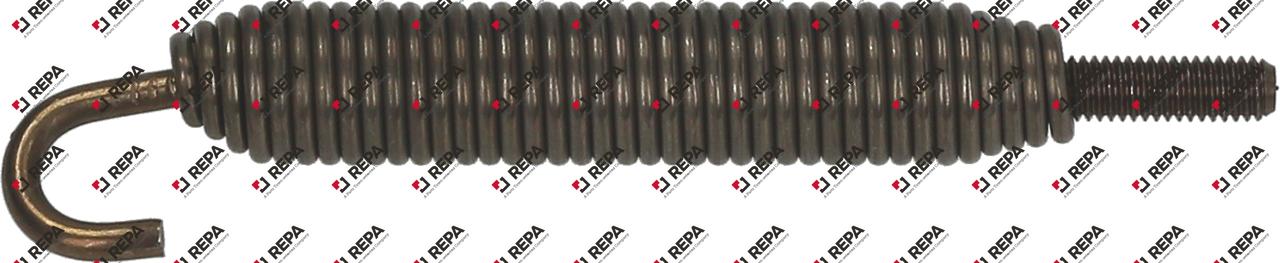 Zugfeder ø 14,5mm Gesamtlänge 153mm
