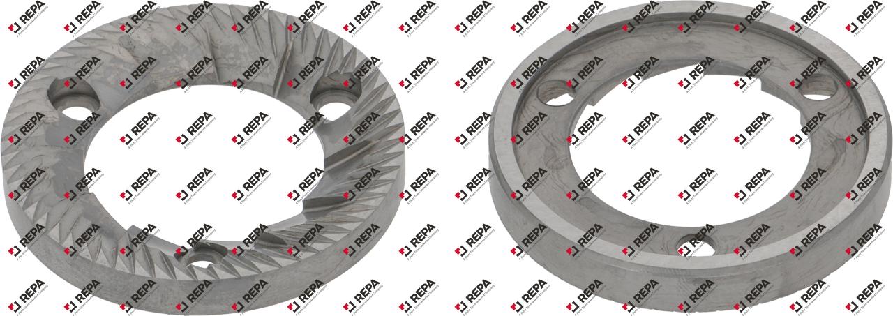 coppia macine senso di rotazione dx D1 ø 64mm