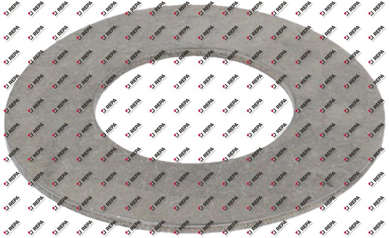 Feder für Scheibe L 56 mm B 28,5 mm H 1,5 mm