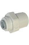 23379427 racor para tubería John Guest recto rosca 1/4" BSP