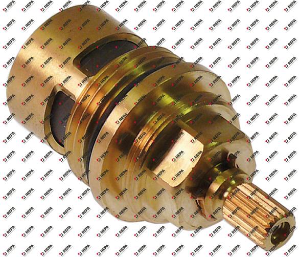 Ceramic tap head thread 3/4" rotation 180 ° right