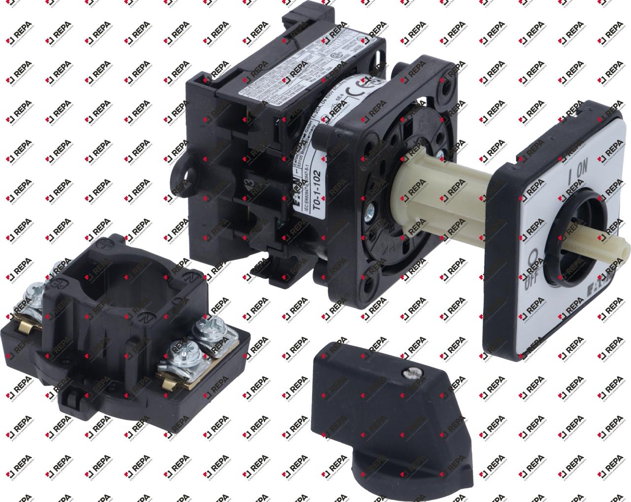 draaischakelaar contactset 2 2 0-1 type T0-1-102
