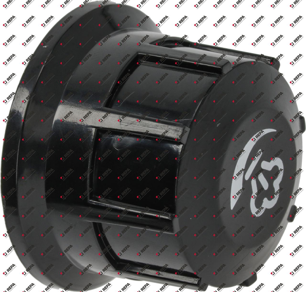 knob steam ø 54mm shaft ø 8mm black for VERONA