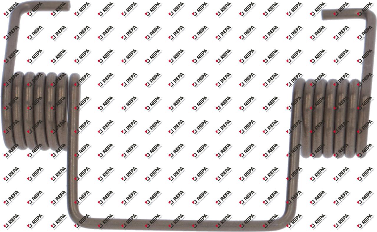 Drehfeder ø 6mm Drahtstärke ø 0,9mm L1 2x6mm