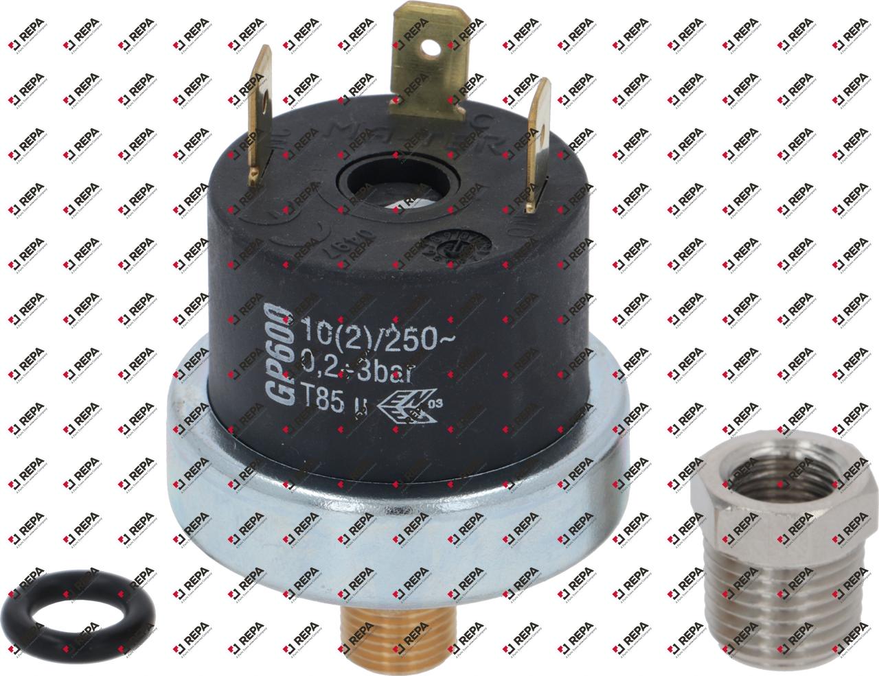 Pressostat gamme de pression 0,2-3,0bar