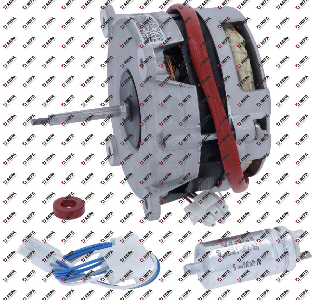 Motore ventilatore 230V 50/60Hz fasi 1 2800rpm 75W