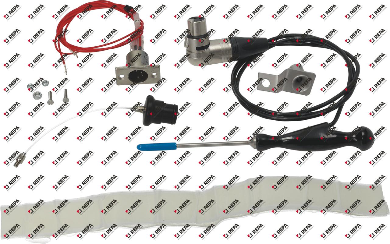 sonde à cœur thermocouple J (Fe-CuNi) câble PTFE