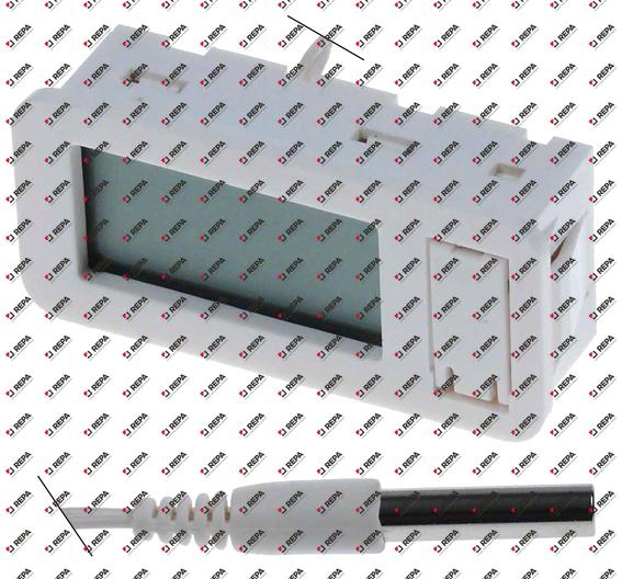 Thermometer Einbaumaß 58x25,5mm Frontmaß 29x62mm