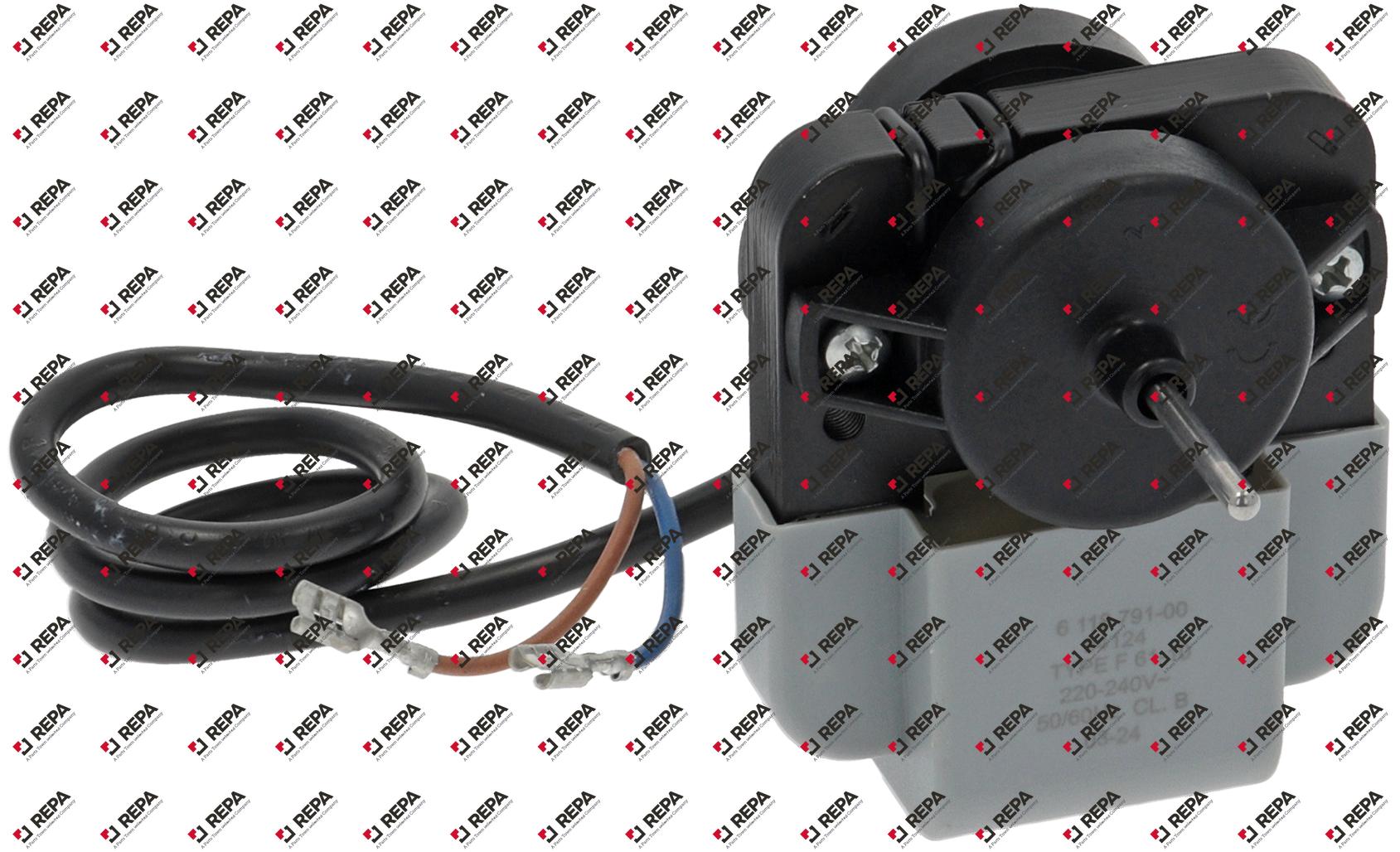 fan motor 220-240V 50-60Hz D 40mm W 61mm H 74mm