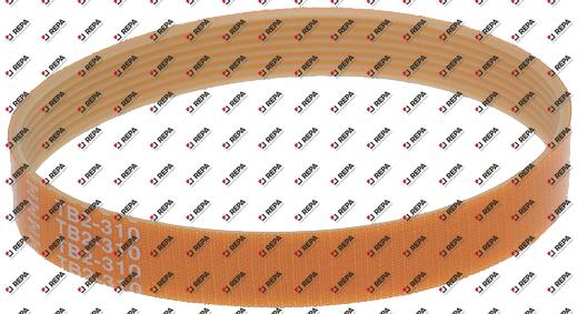 multi V riem groeven 8 B 16mm L 310mm profiel TB2