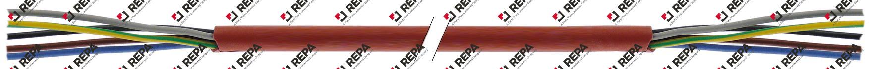 cavo con rivestimento in silicone 5 poli 2,5mm²