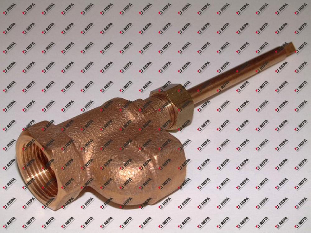 outlet tap L 175mm thread 1/2" IT - 3/4" IT