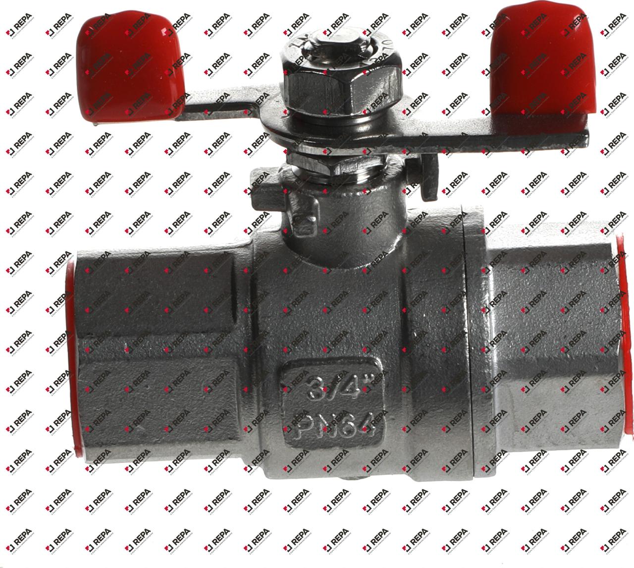 Kugelhahn Anschluss 3/4" IG - 3/4" IG DN20 PN 64
