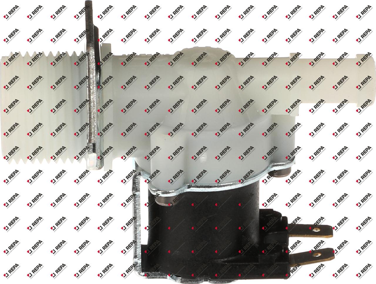 Solenoid valve single straight plastic inlet 3/4"