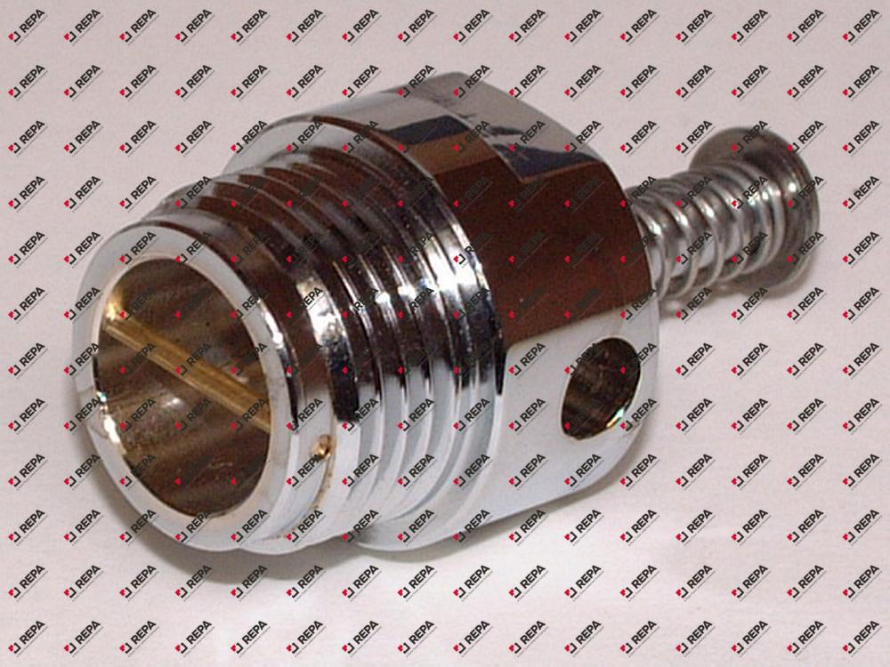 Luftventil Gewinde 1/2" AG verchromt ø 25mm L 16mm