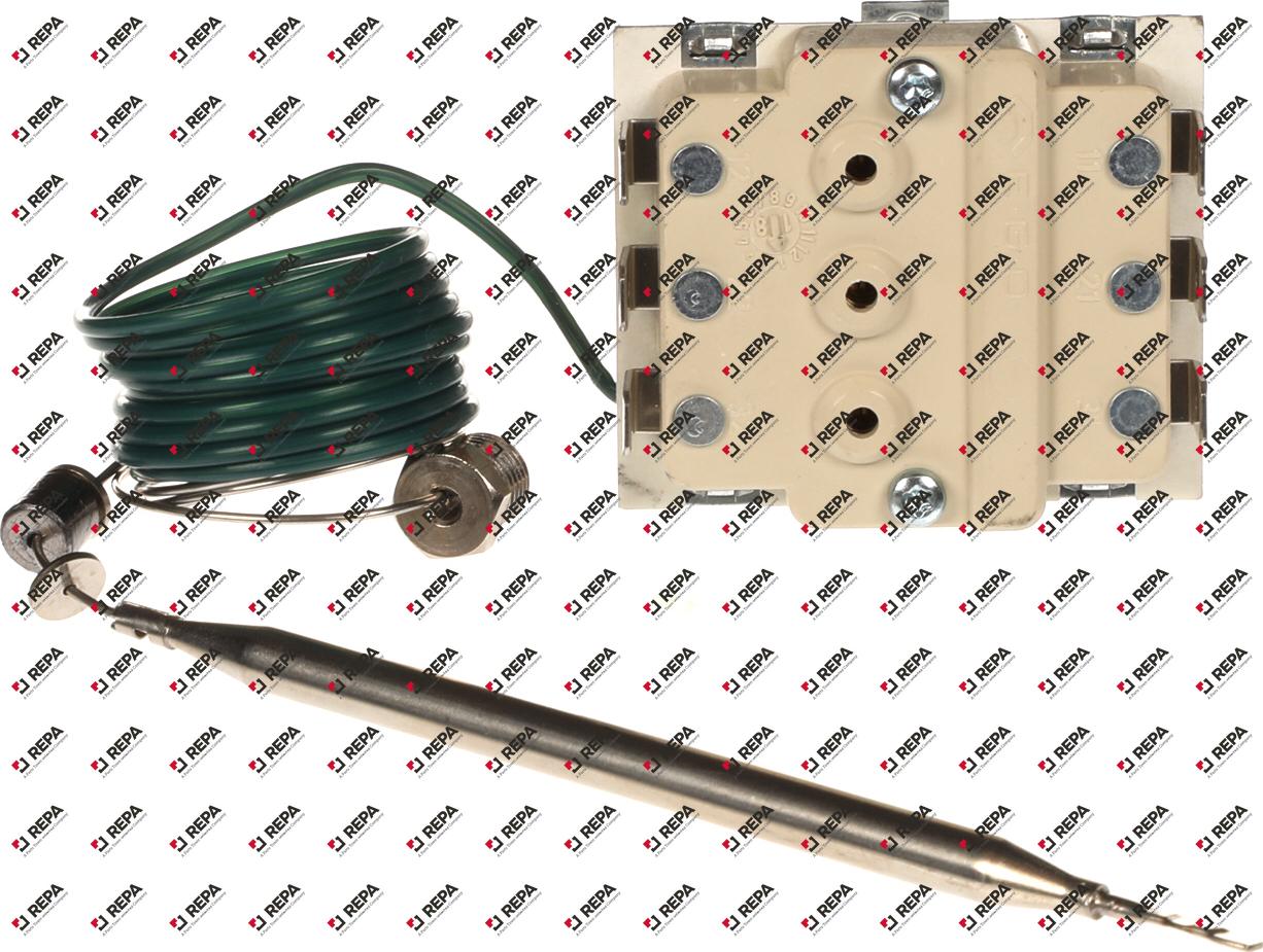 Safety thermostat switch-off temp. 230 °C 3 -pole