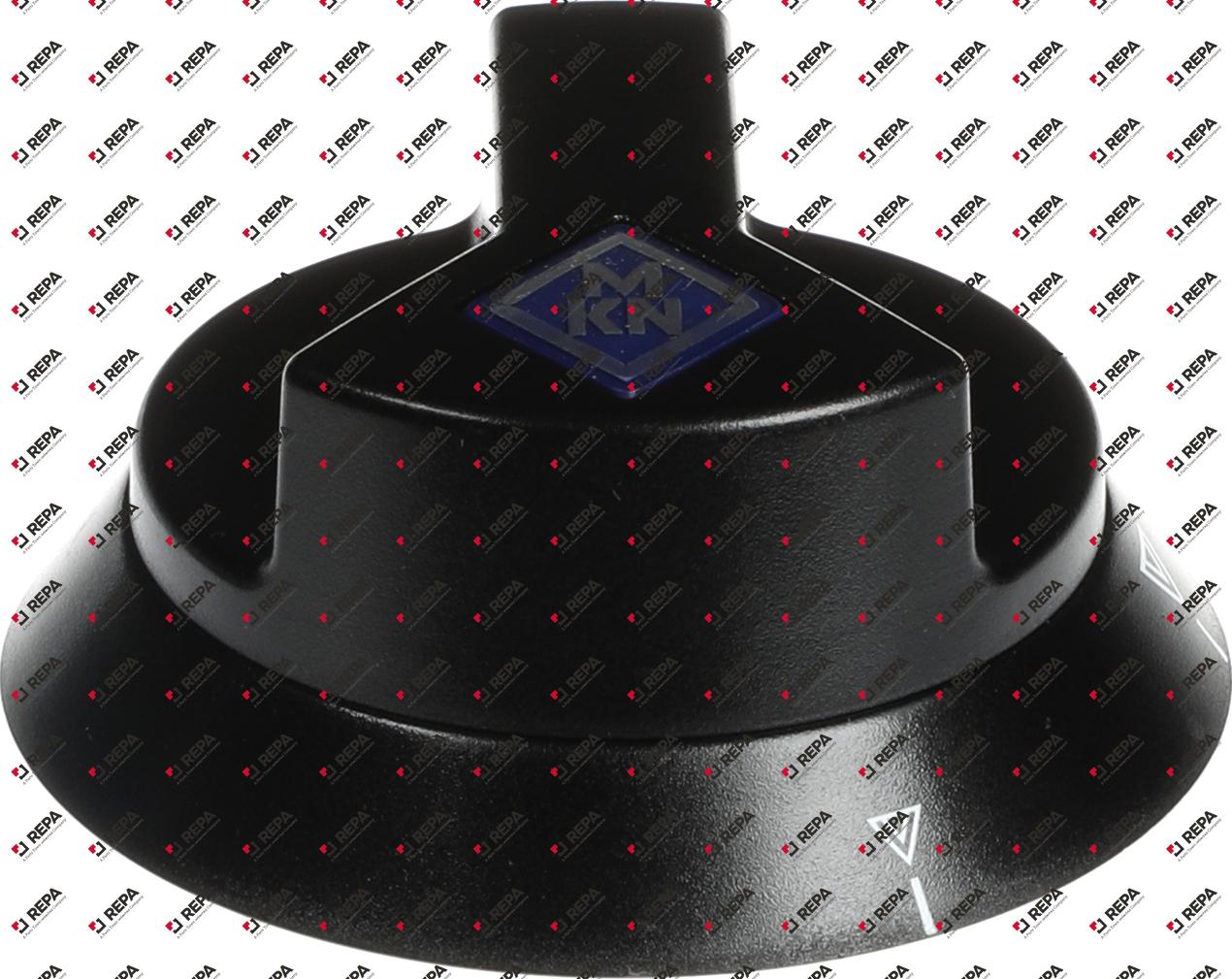 Manopola rubinetto del gas con pos. pilota ø 65mm