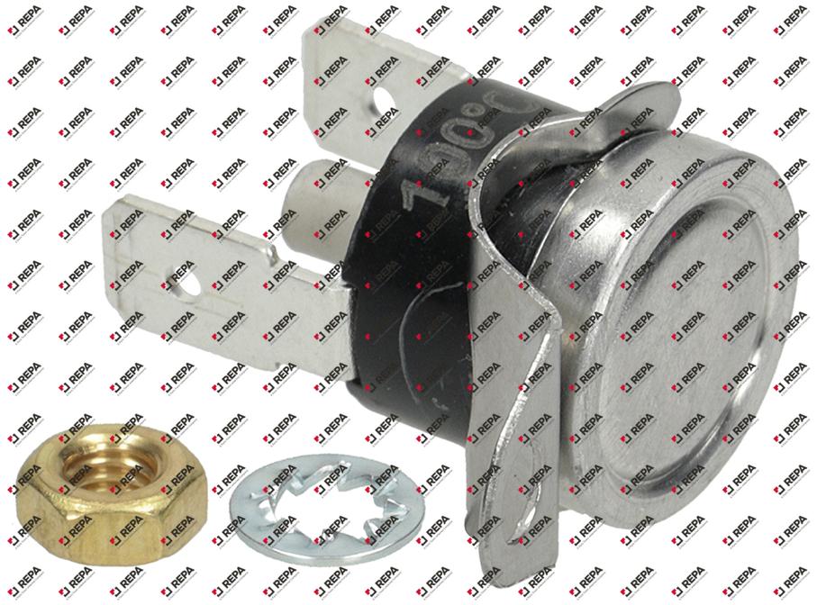 Anlegethermostat Abschalttemp. 100°C 1NC 1-polig
