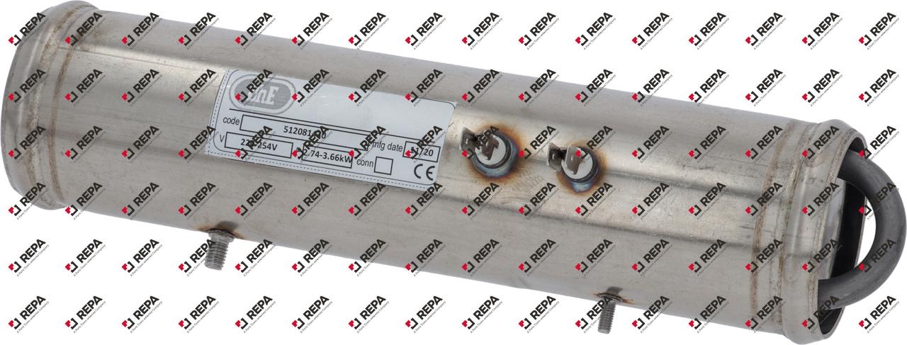 Doorstroomverwarmer 2740-3660W 220-254V L 245mm