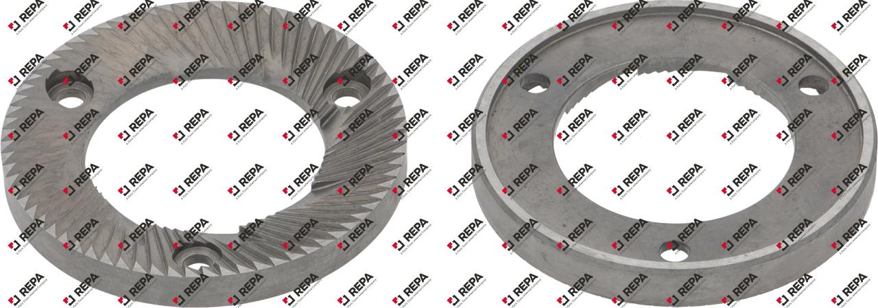 grinding burrs pair ID ø 49,2mm H 9,5mm