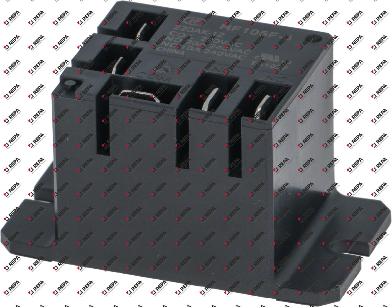 POWER RELAY HF105F-4 20A 220VacNO 20A 240VAC NC
