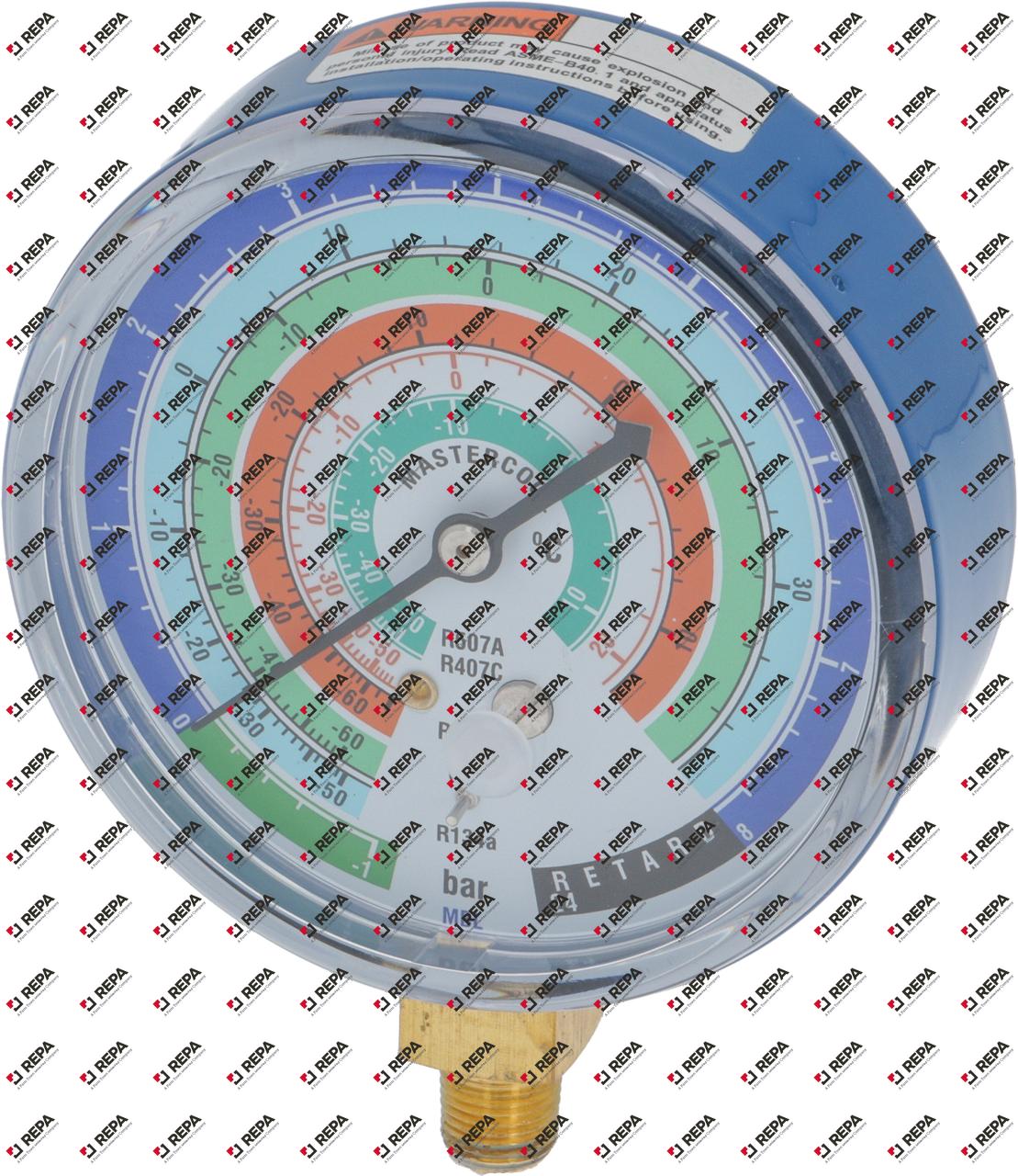 manometer model MBL connection 1/4" SAE ø 80mm
