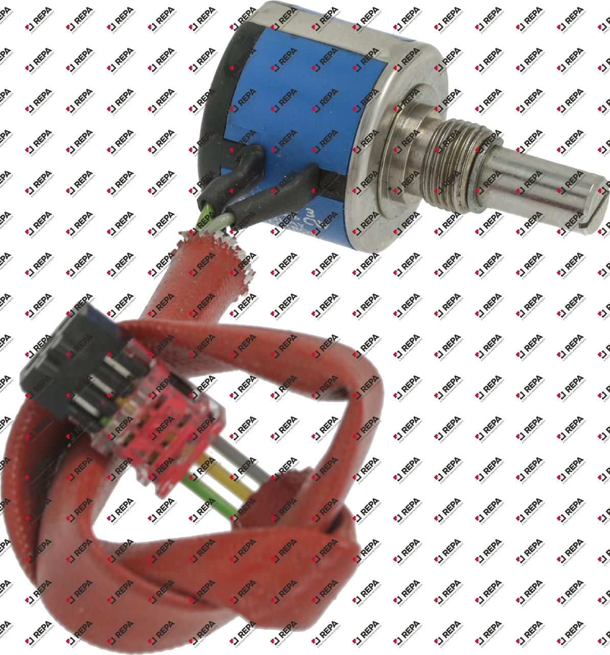Potentiometer Kabellänge 250mm Achslänge 12mm