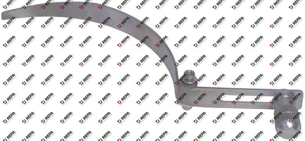 levier logement d'axe ø 8mm L 220mm DL30