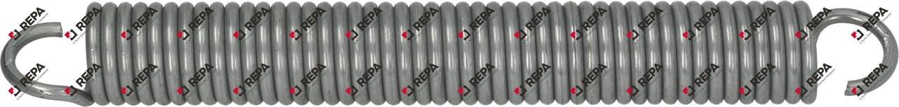 Zugfeder Gesamtlänge 385mm D1 ø 45mm D2 ø 6,5mm