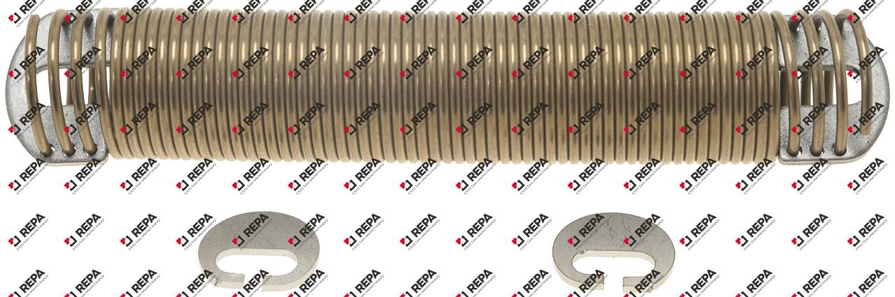 Zugfeder ø 21,6mm Gesamtlänge 123mm