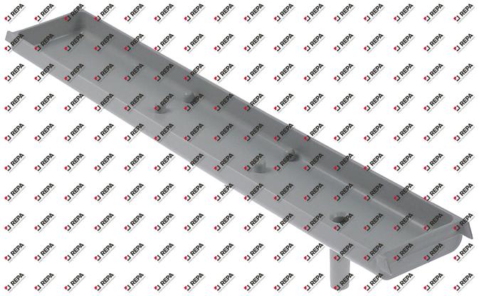 vaschetta di evaporazione L 545mm lar. 81mm H 25mm