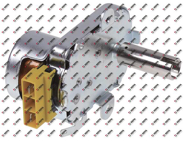 gear motor 12W 230V 50Hz 2rpm shaft ø 16mm L 111mm