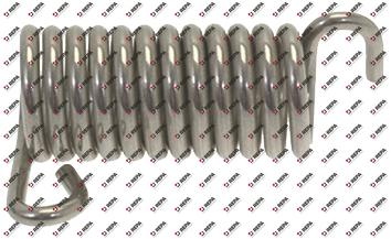 torsion spring ø 23mm L2 10mm wire gauge ø 3,7mm