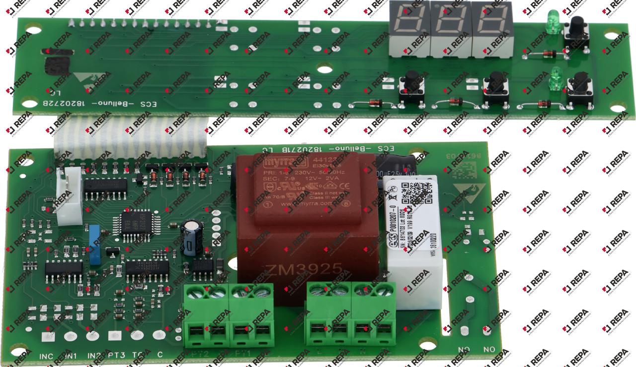 control PCB warmer L 147mm W 70mm
