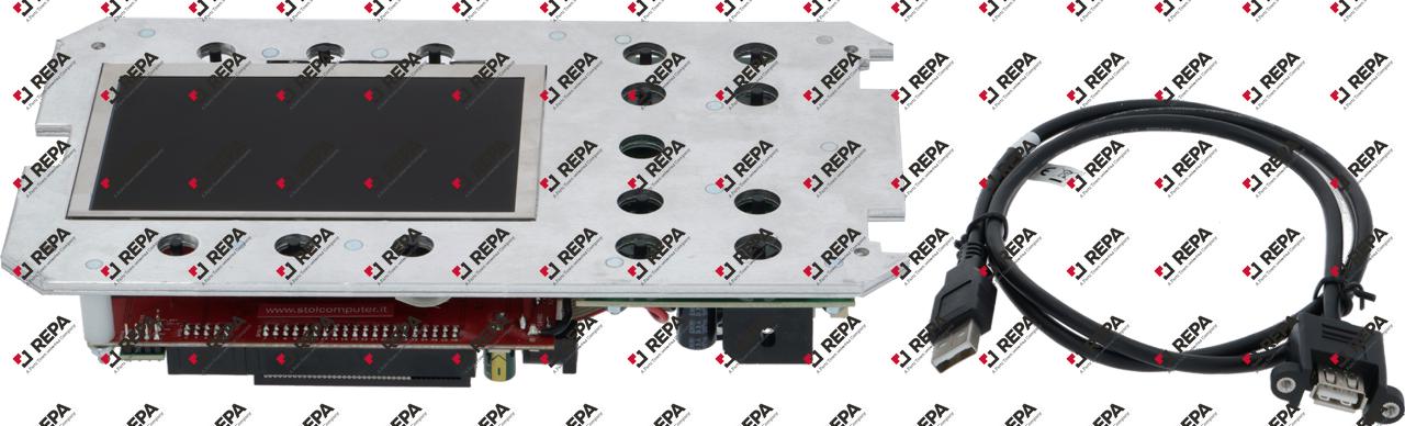 CARD WITH COLOR LCD AND PLATE