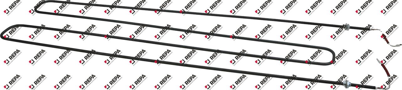 résistance 2400W 230V L 1200mm lar. 290mm