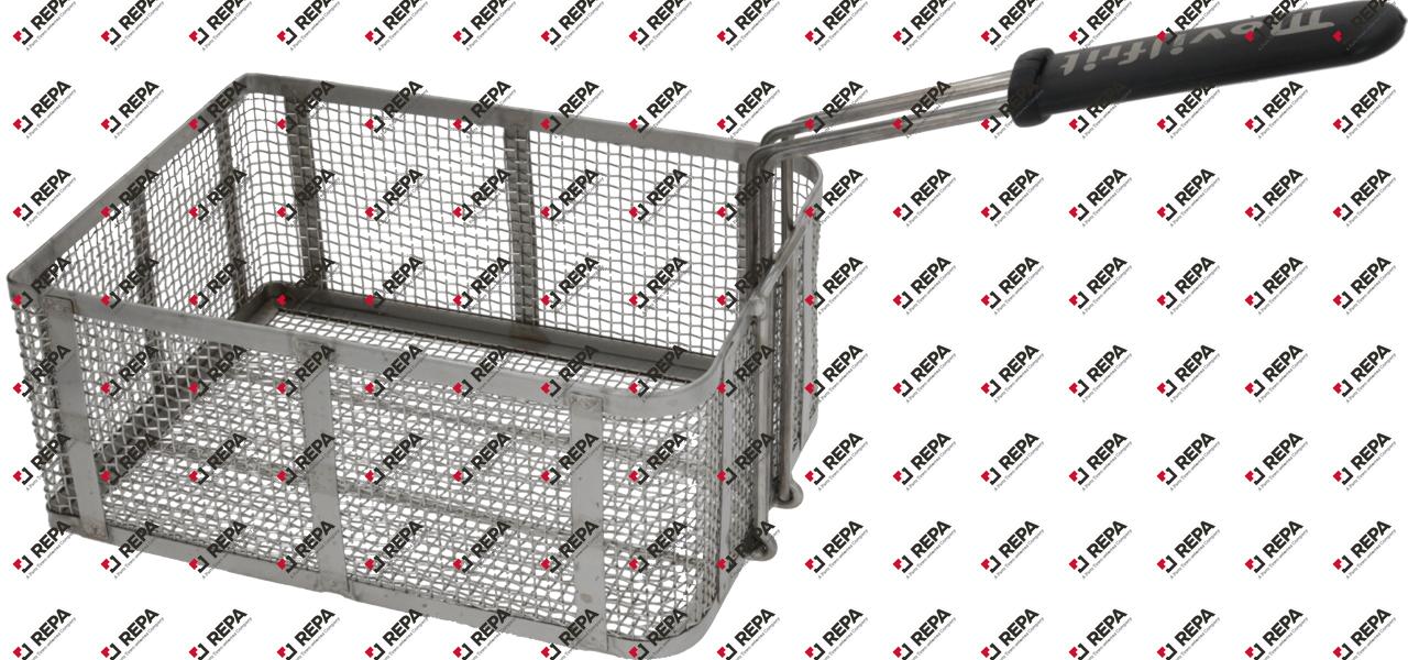 Frittierkorb Edelstahl H 120 mm L 290 mm B 210 mm
