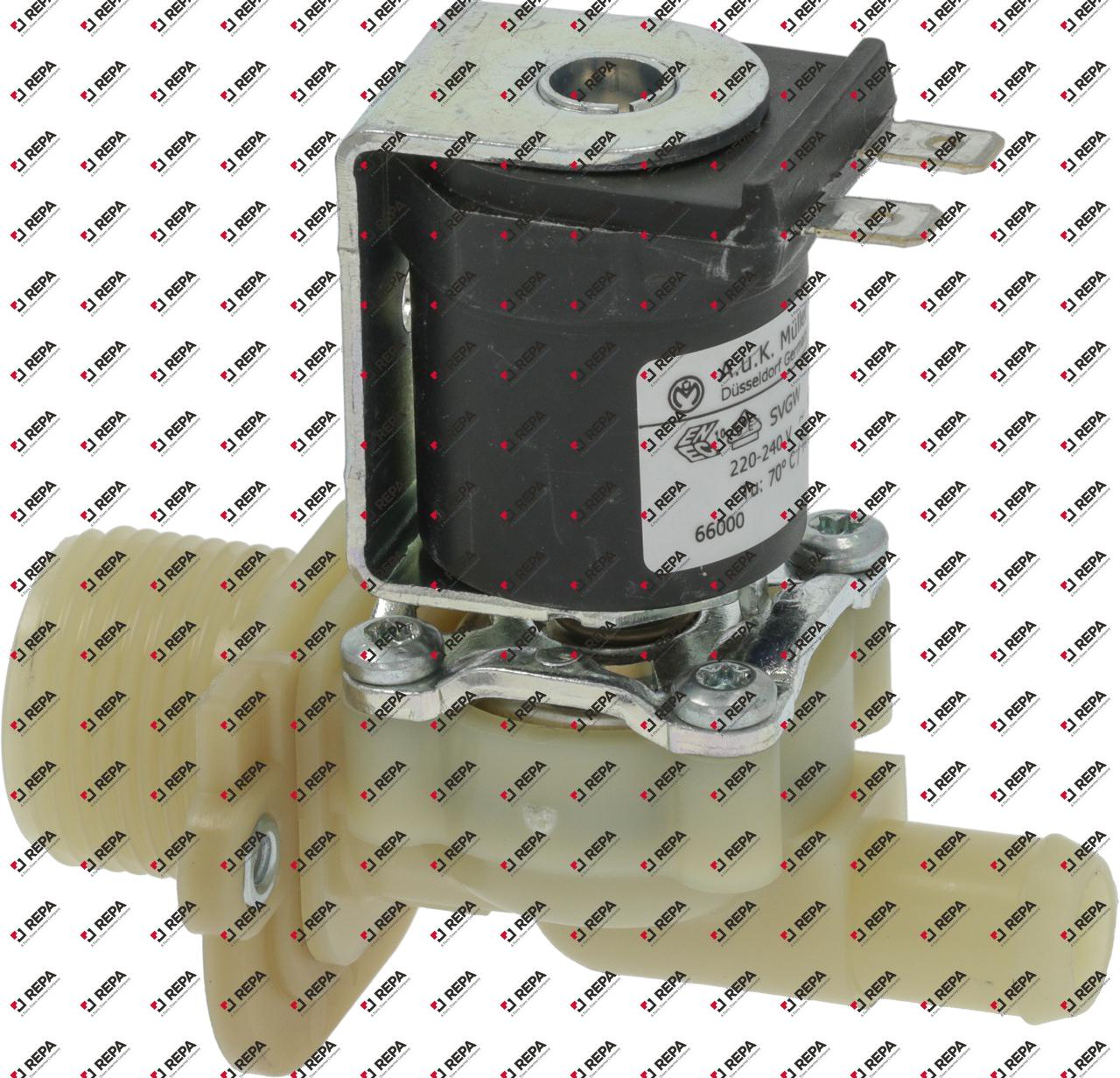 solenoid valve single straight 230VAC inlet 3/4"