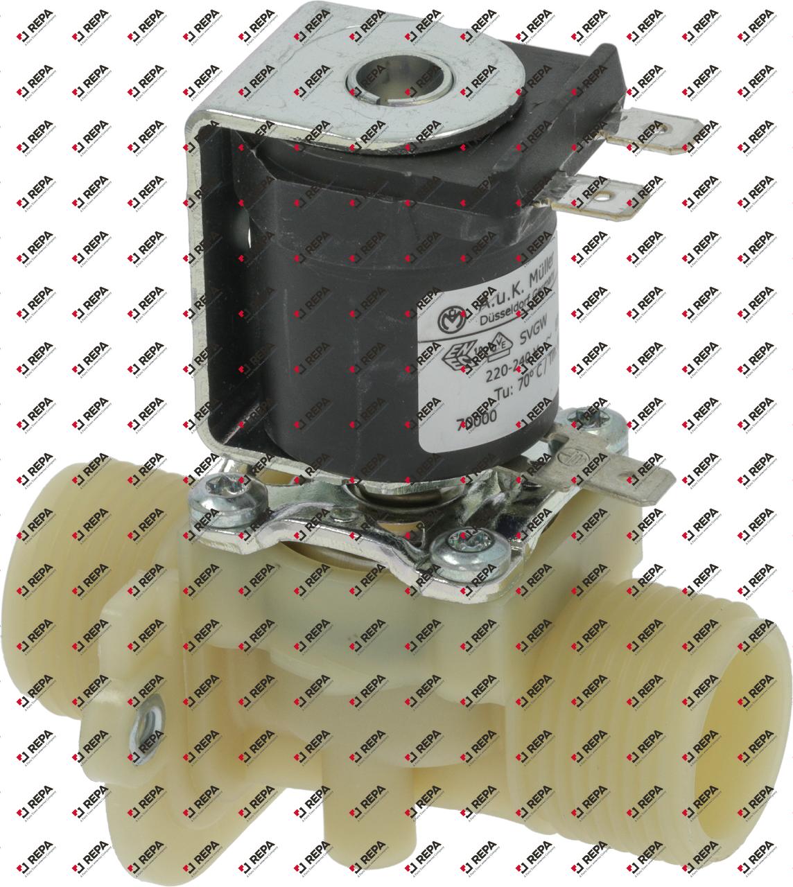 Magnetventil 1-fach gerade 230VAC Eingang 3/4"