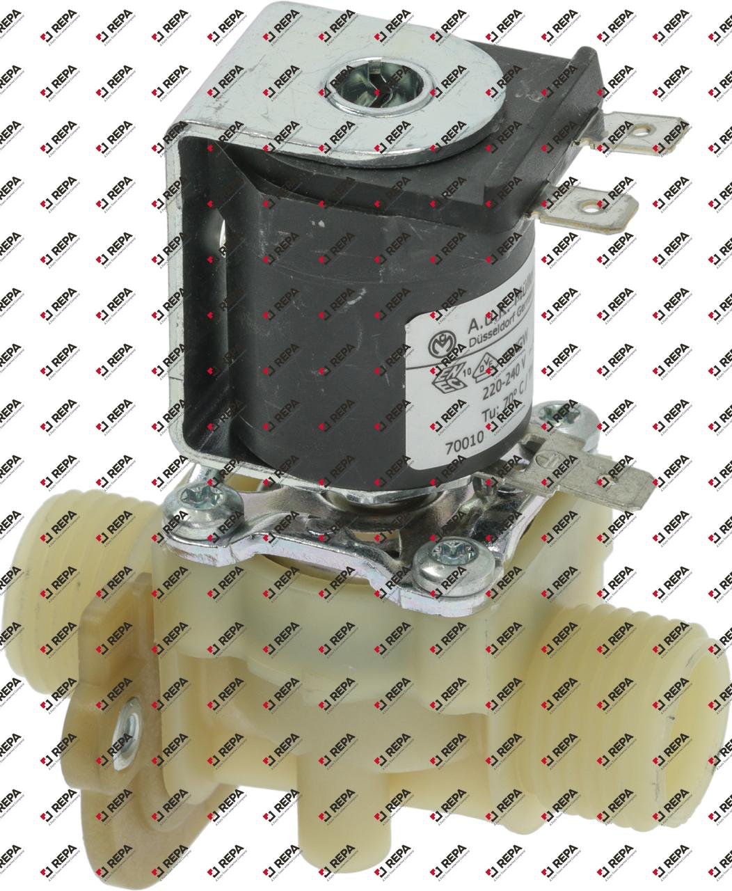 solenoid valve single straight 230VAC inlet 1/2"