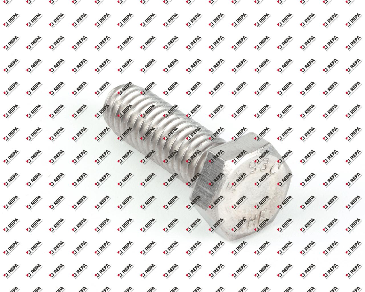 Tornillo,Hex,5/16-18 X 1,Acero Inoxidable,F